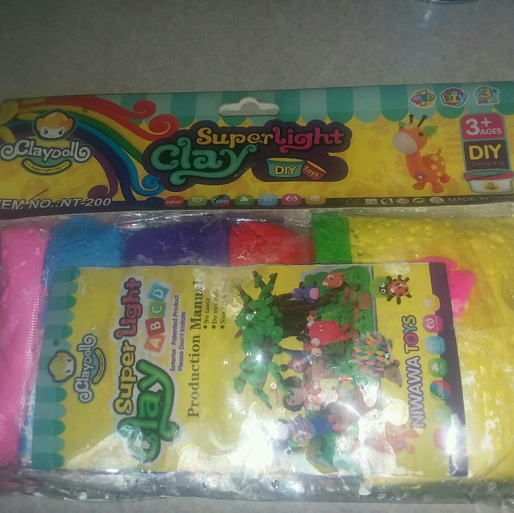 DIY Super Light Clay 6 colors